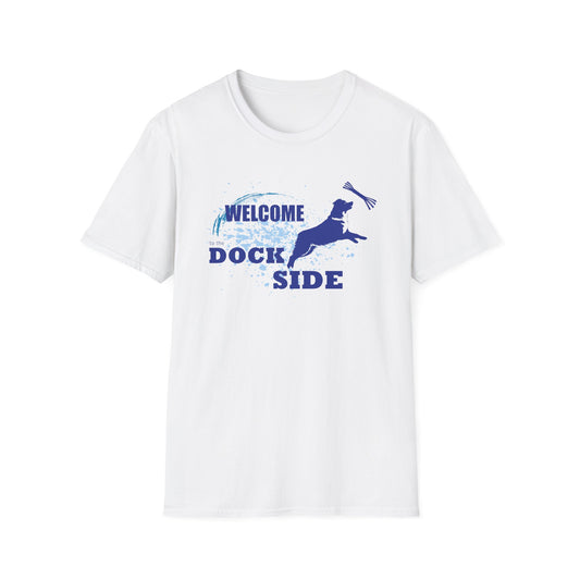 WELCOME TO DOCK SIDE -AUSSIE Unisex Softstyle T-Shirt