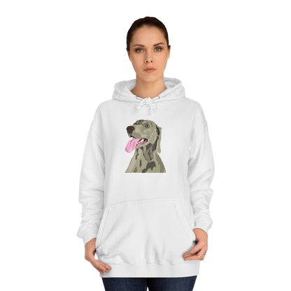 Weimaraner Unisex College Hoodie