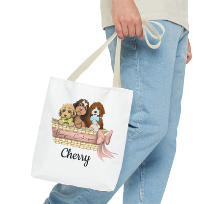 CHERRY  Benjis Cockapoos Tote Bag
