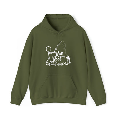 RUN YOUR REEL - 2 Unisex Heavy Blend™ Hooded Sweatshirt