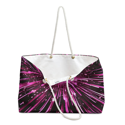 PINK-N-ORANGE PINK SPACE Weekender Bag