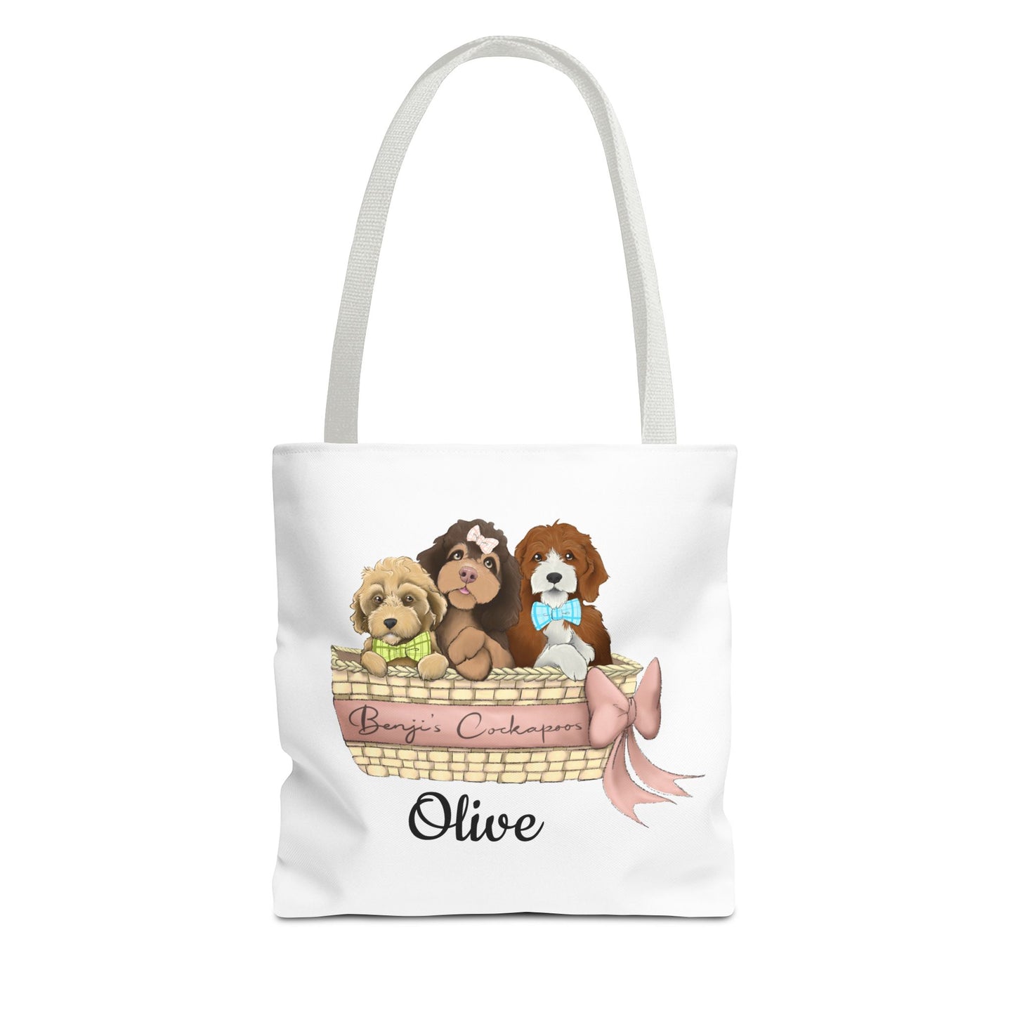 OLIVE Benjis Cockapoos Tote Bag