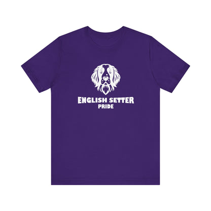 ENGLISH SETTER PRIDE Unisex Jersey Short Sleeve Tee