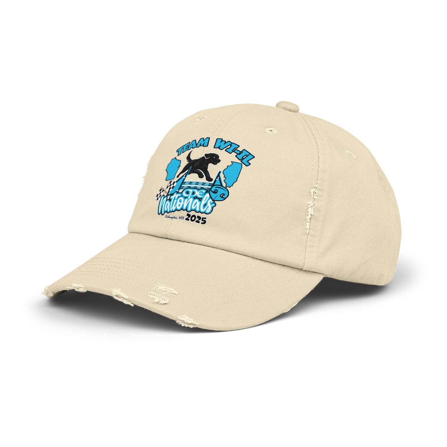 TEAM WI-IL CPE Unisex Distressed Cap