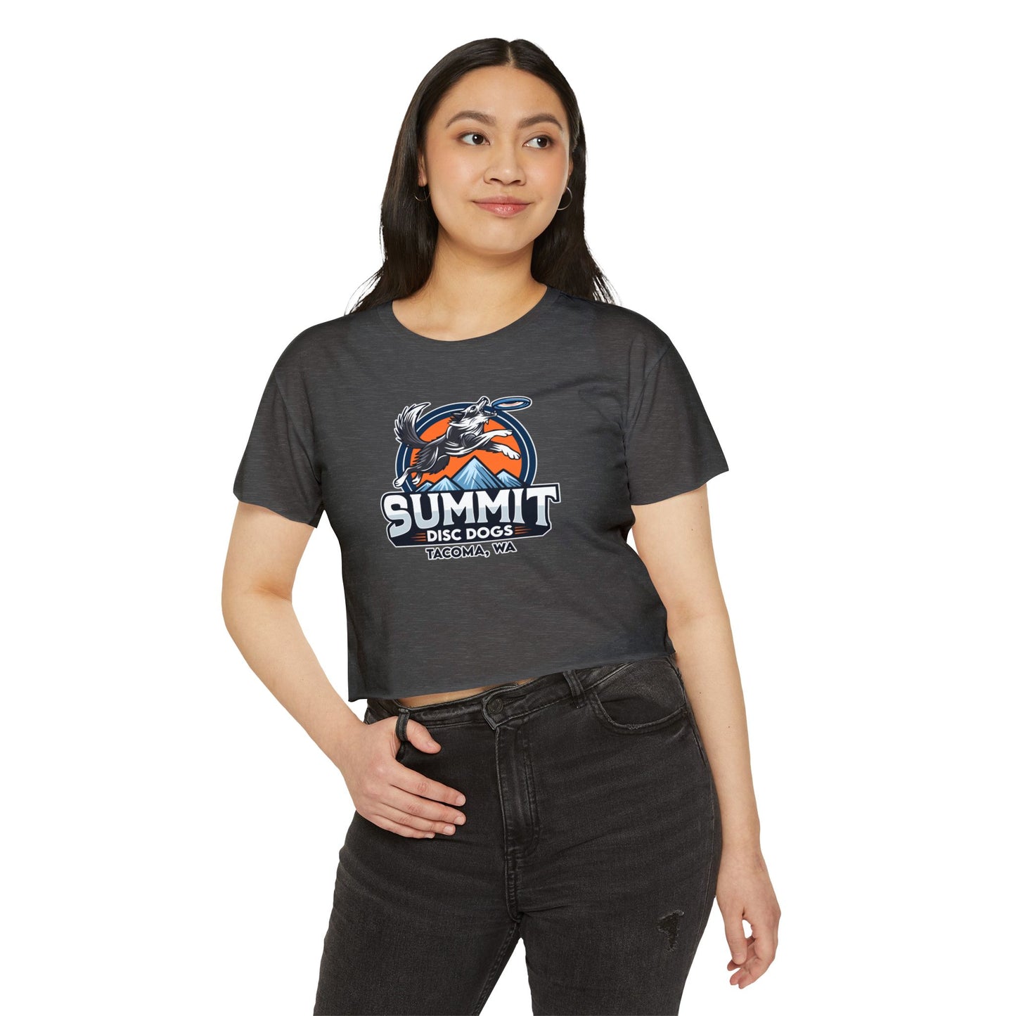 SUMMIT DISC DOGS   Women's Festival Crop Top