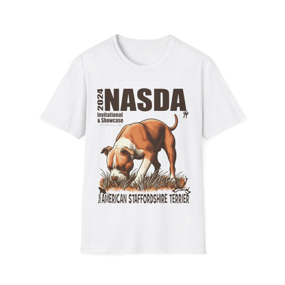 TEAM American Staffordshire Terrier Cropped - NASDA  Unisex Softstyle T-Shirt