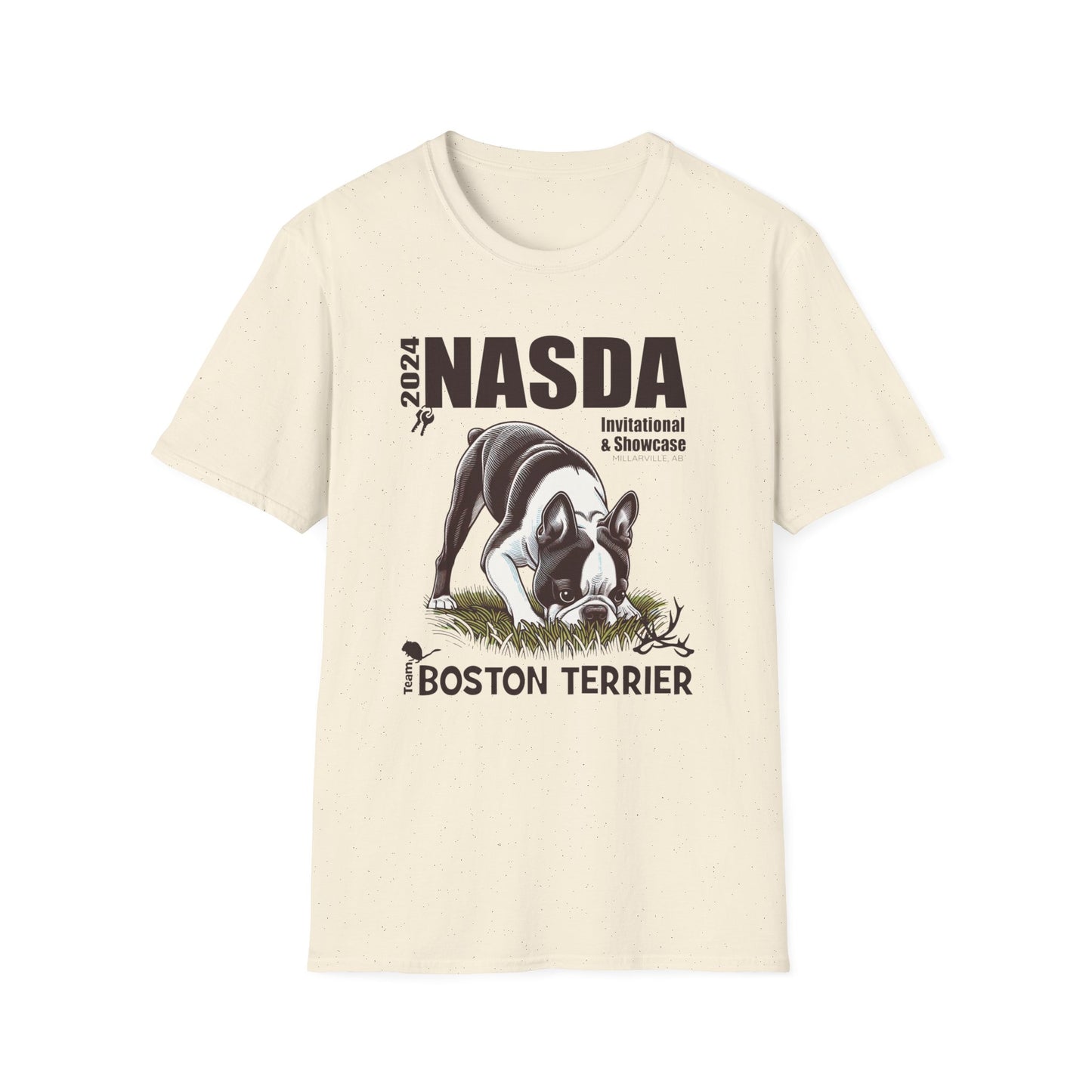 BOSTON TERRIER - NASDA  Unisex Softstyle T-Shirt