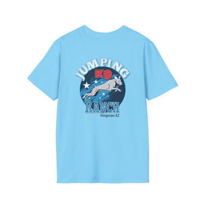 Jumping K9 Ranch  Unisex Softstyle T-Shirt