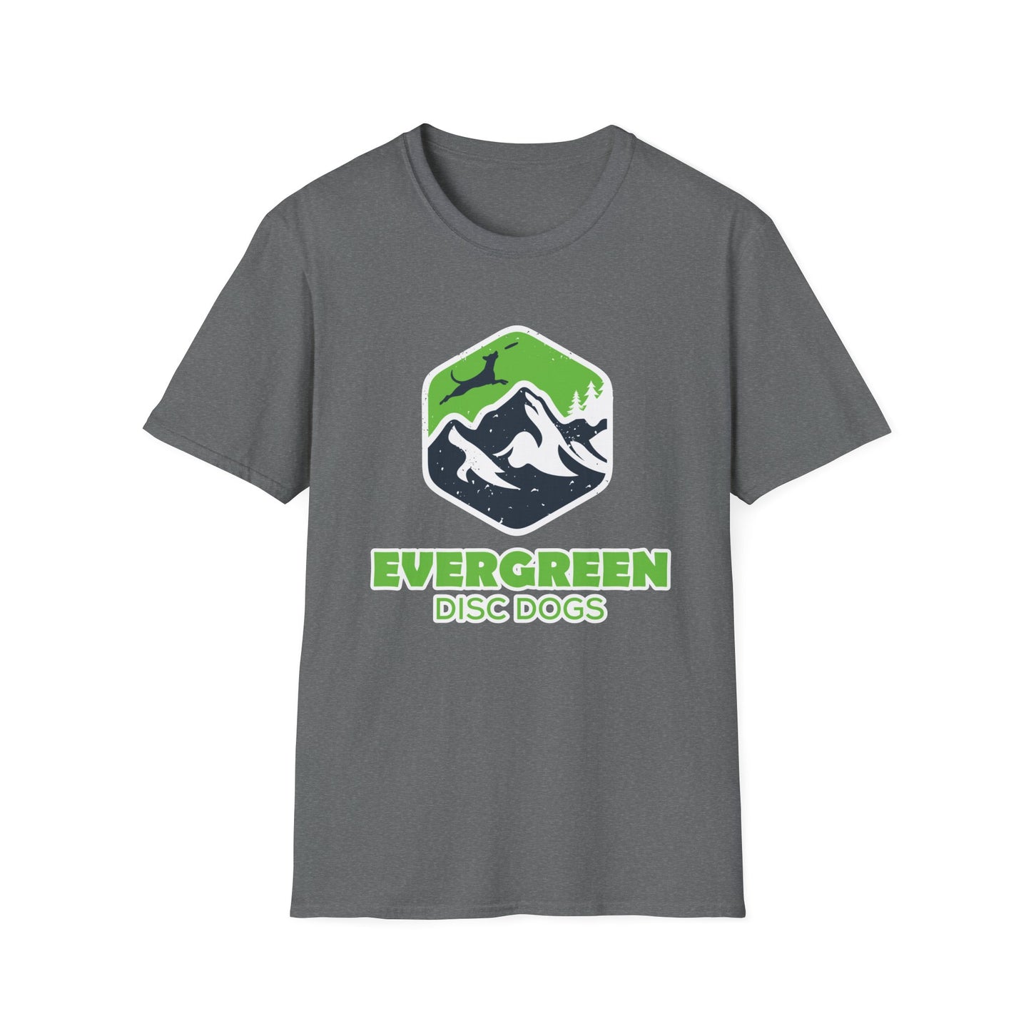 EVERGREEN DISC DOGS Unisex Softstyle T-Shirt