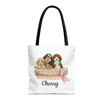 CHERRY  Benjis Cockapoos Tote Bag