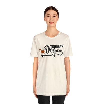 THERAPY DOG TEAM - ROUGH COLLIE   -  Unisex Short Sleeve Tee