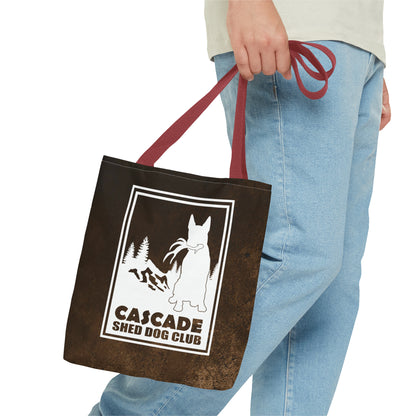 Cascade Shed Dog Club Tote Bag