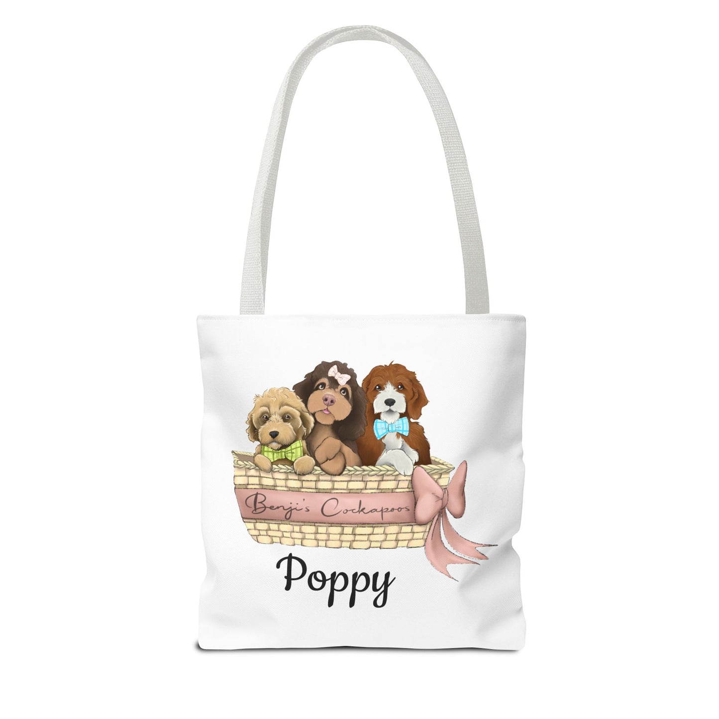 Poppy    Benjis Cockapoos Tote Bag
