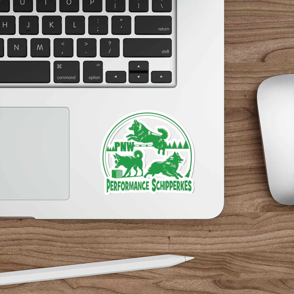 PNW Schipperkes  Die-Cut Stickers