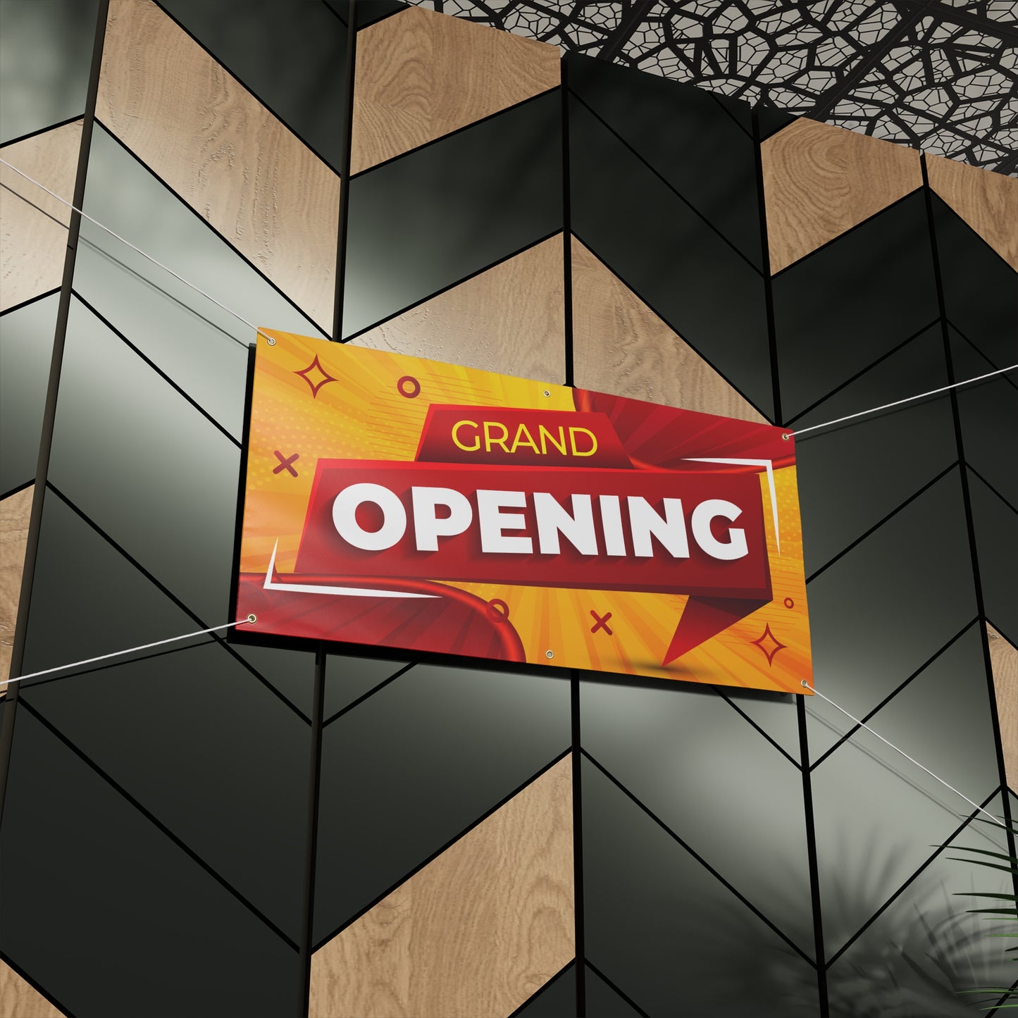 GRAND OPENING 2 Matte Banner