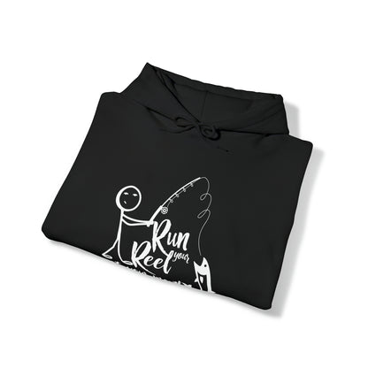 RUN YOUR REEL - 2 Unisex Heavy Blend™ Hooded Sweatshirt