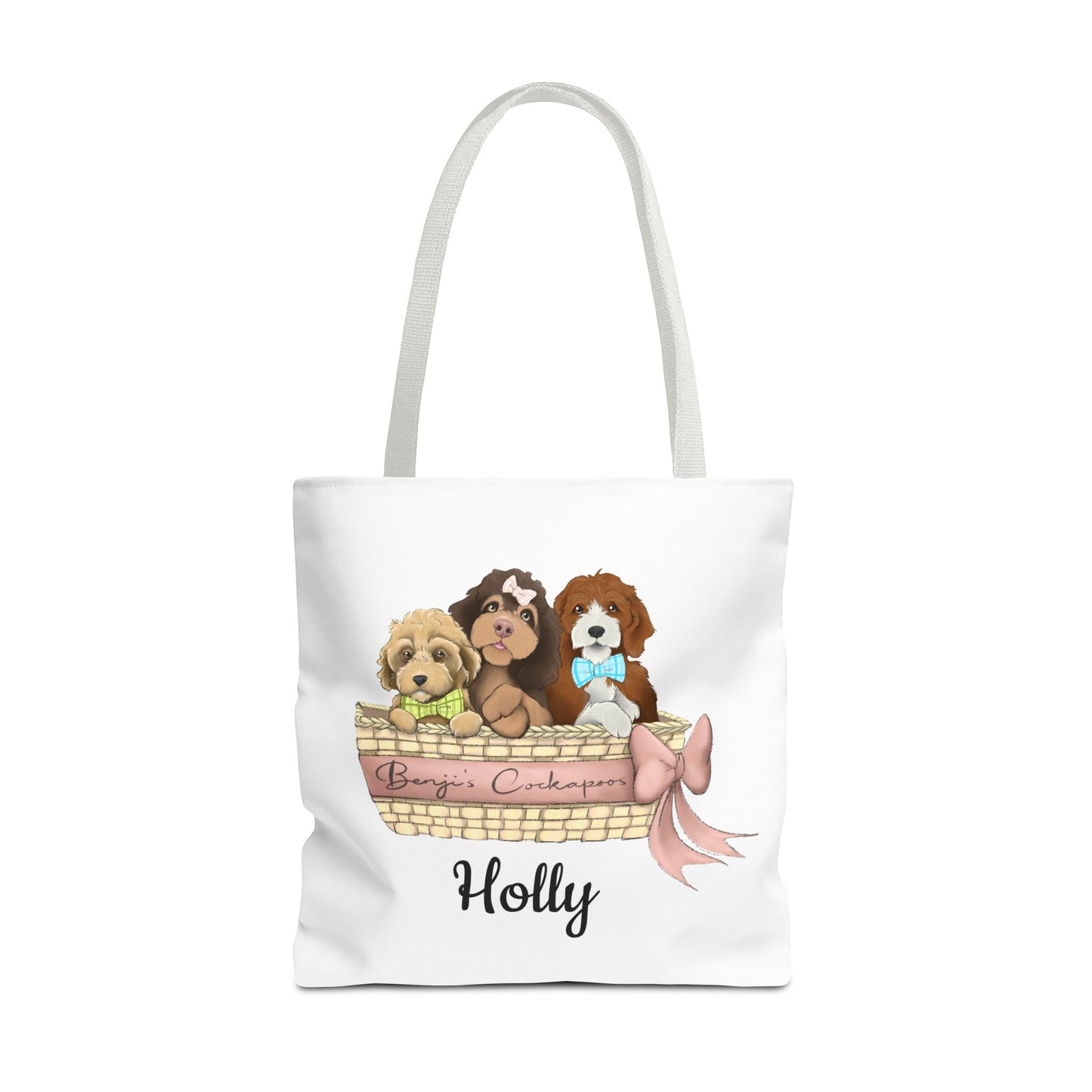 Holly   Benjis Cockapoos Tote Bag