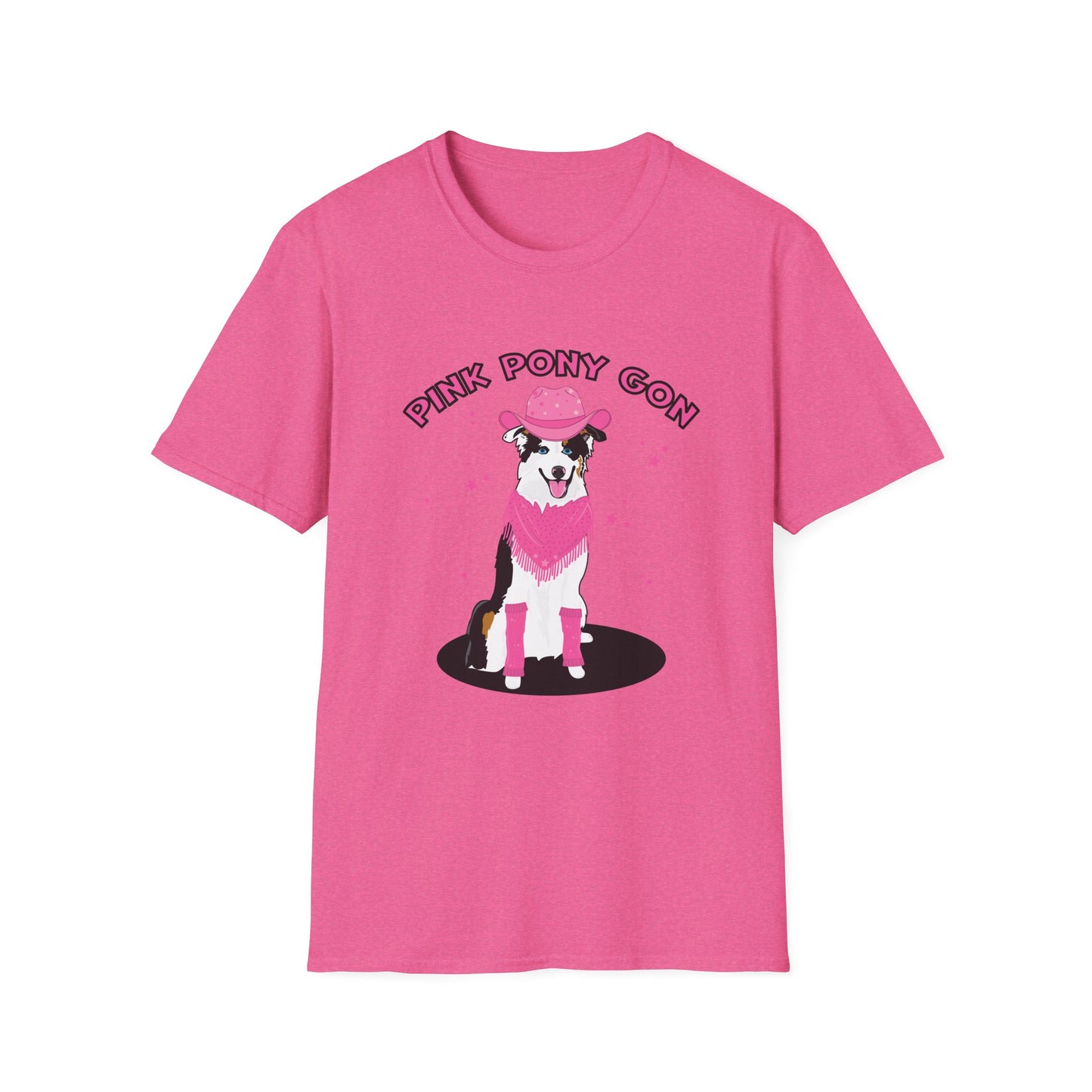 pink pony Unisex Softstyle T-Shirt