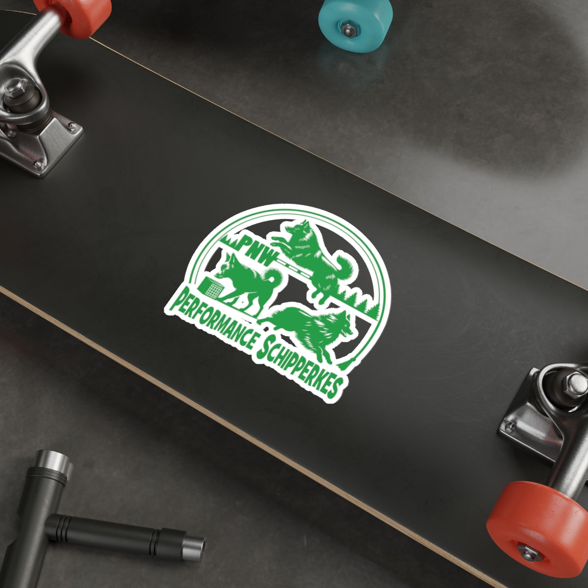 PNW Schipperkes  Die-Cut Stickers