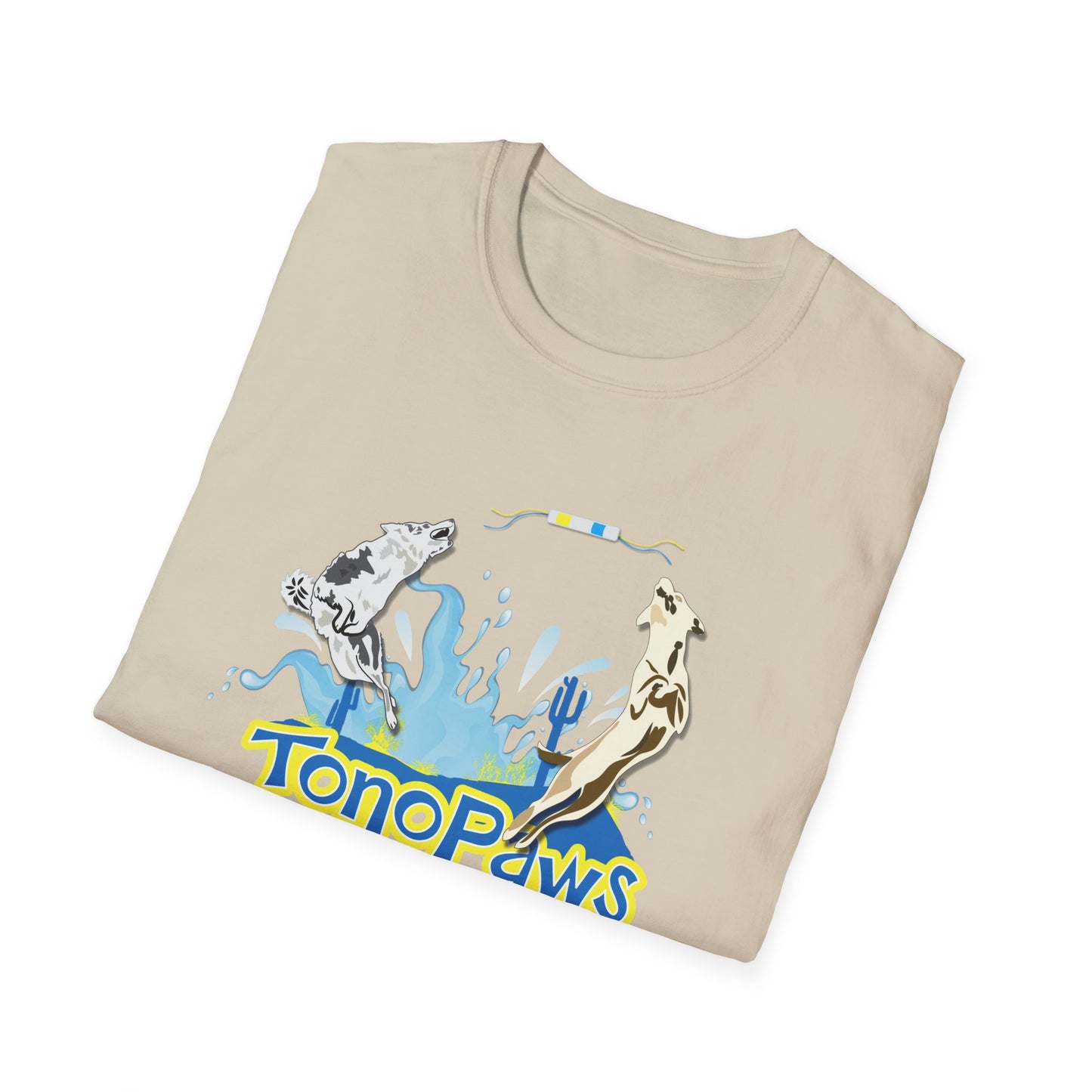 2  TONOPAWS Unisex Softstyle T-Shirt