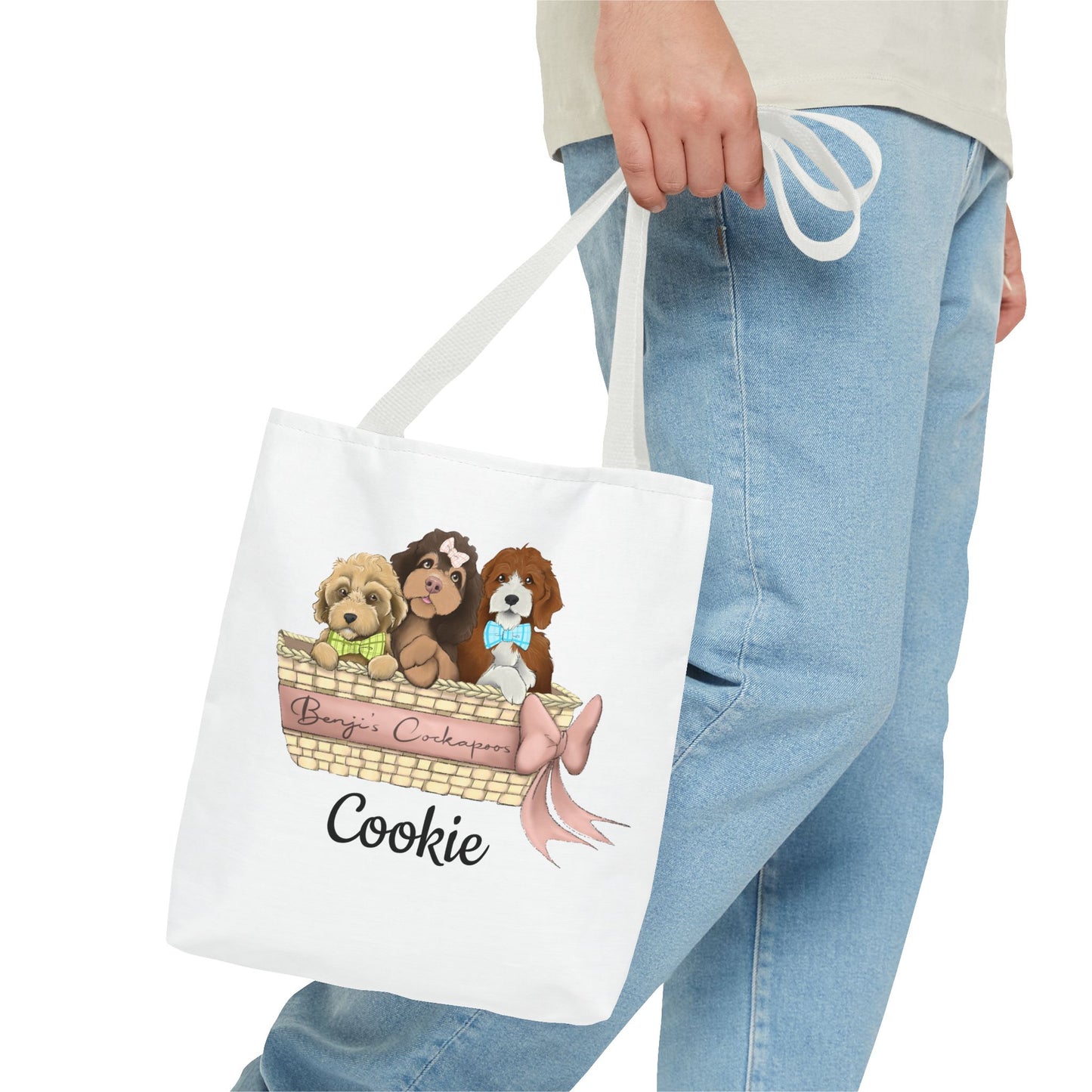 Cookie  Benjis Cockapoos Tote Bag