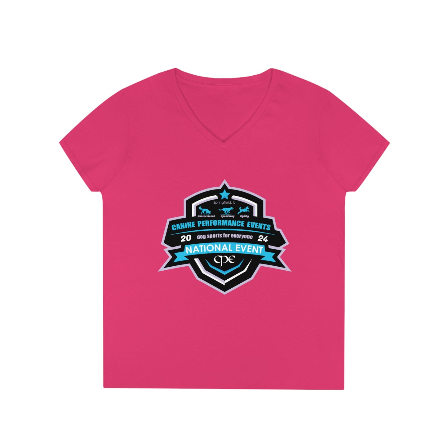 TEAM KATE CPE Ladies' V-Neck T-Shirt