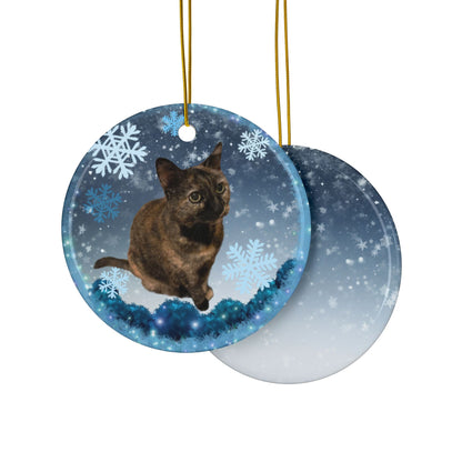 Cookie Cat  Ceramic Ornaments