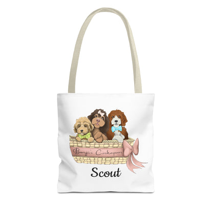 Scout  Benjis Cockapoos Tote Bag