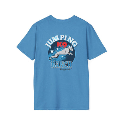 Jumping K9 Ranch  Unisex Softstyle T-Shirt