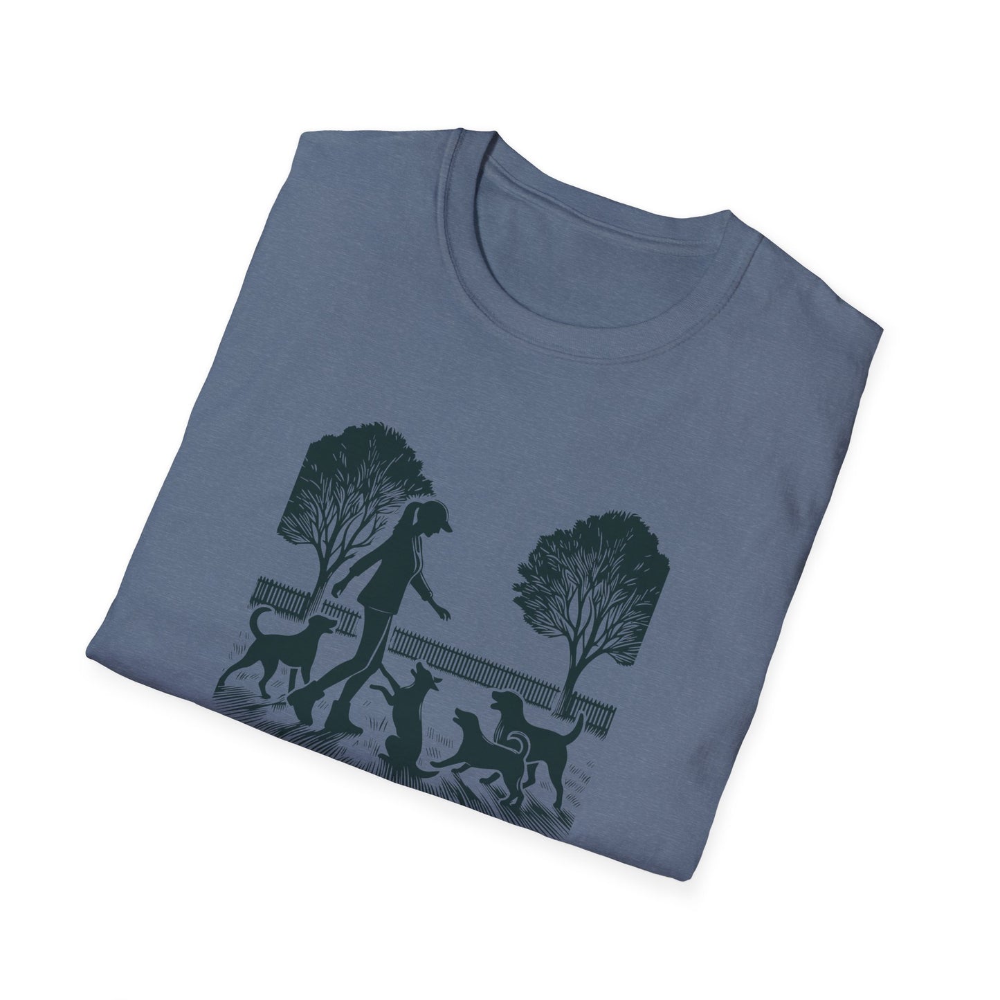 3 No Dogs Left Behind - Unisex Softstyle T-Shirt