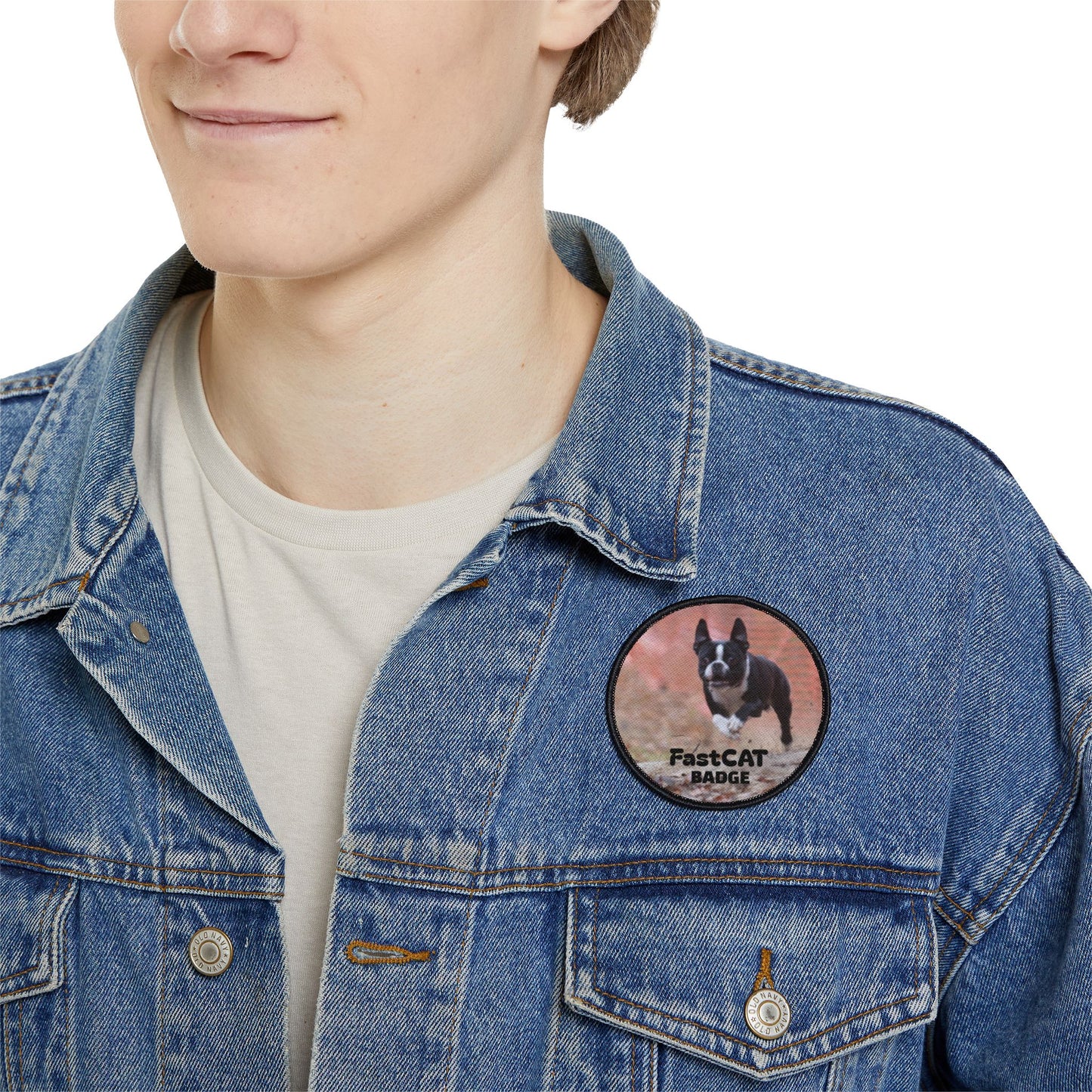 FastCat Badge Iron-On Patches