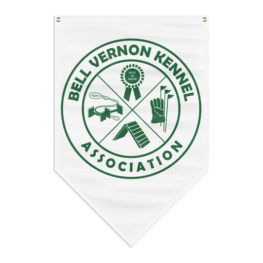 BELL VERNON KENNEL ASSOCIATION Pennant Banner