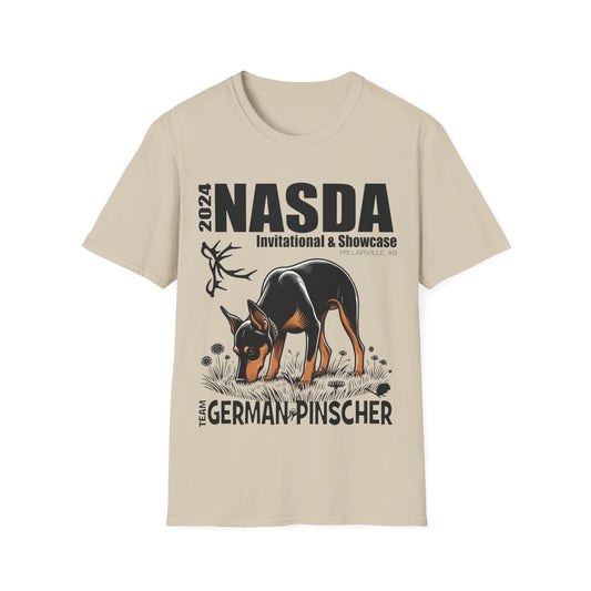 TEAM  German Pinscher -  NASDA  Unisex Softstyle T-Shirt