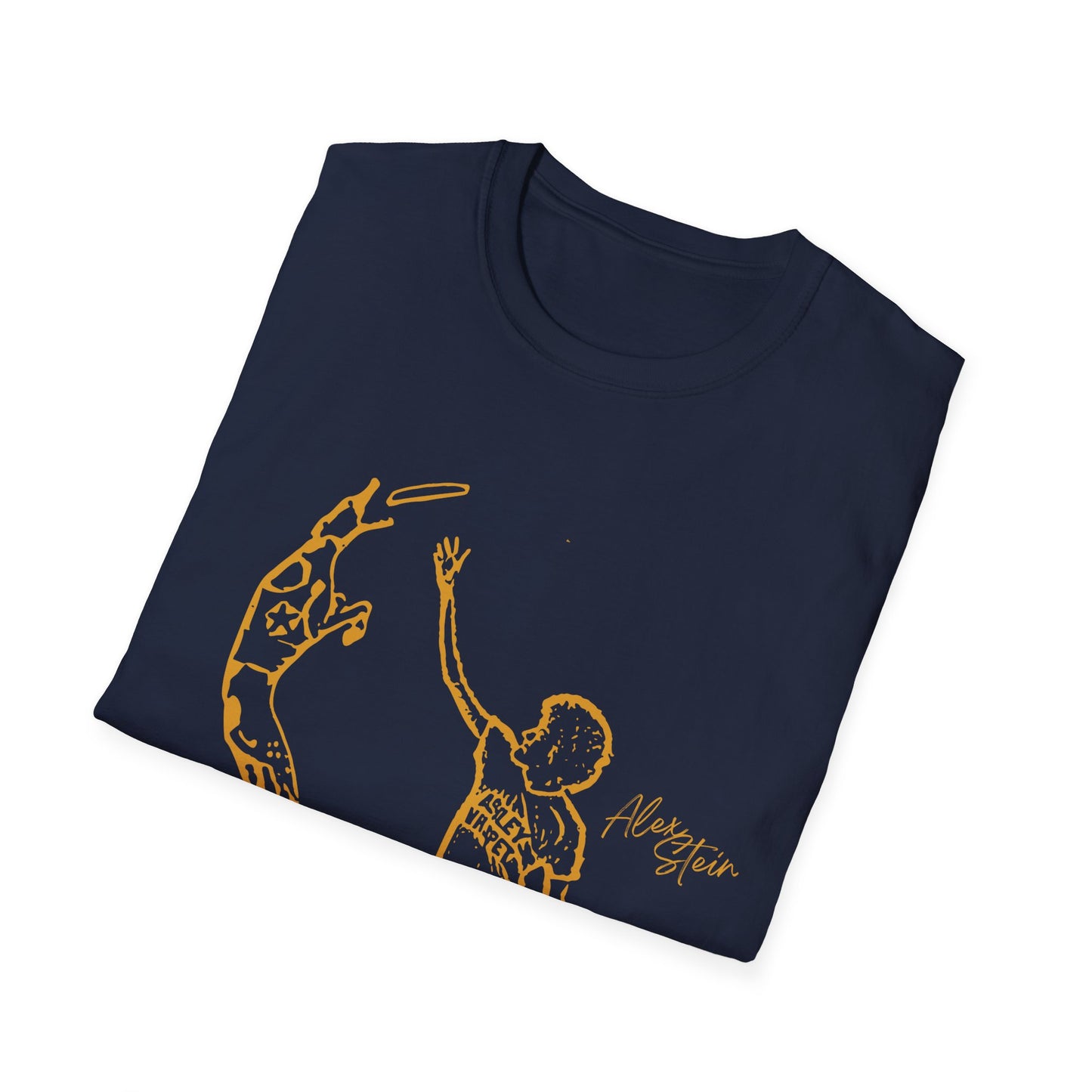 ALEX -  Ashley Whippet - GOLD - Unisex Softstyle T-Shirt