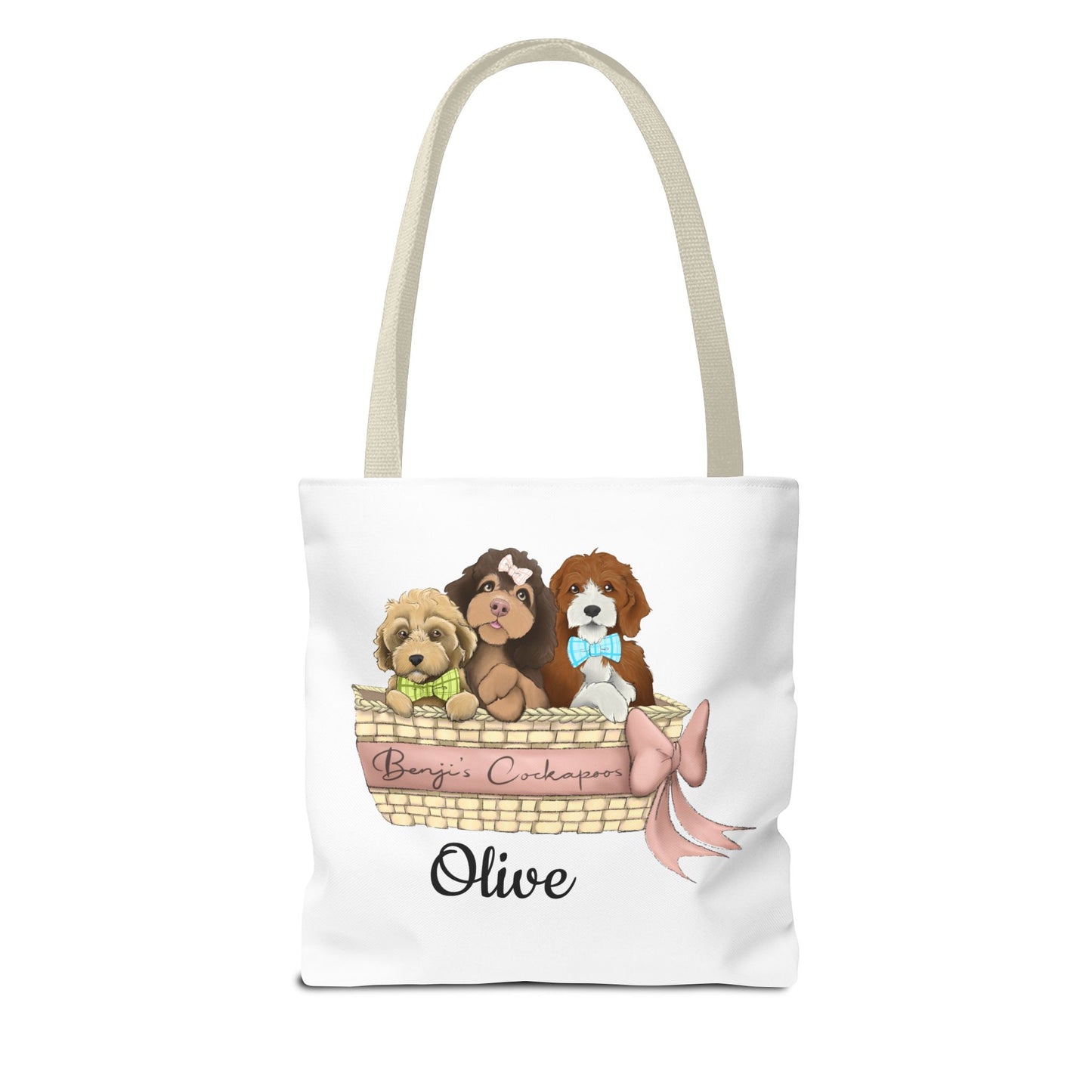 OLIVE Benjis Cockapoos Tote Bag