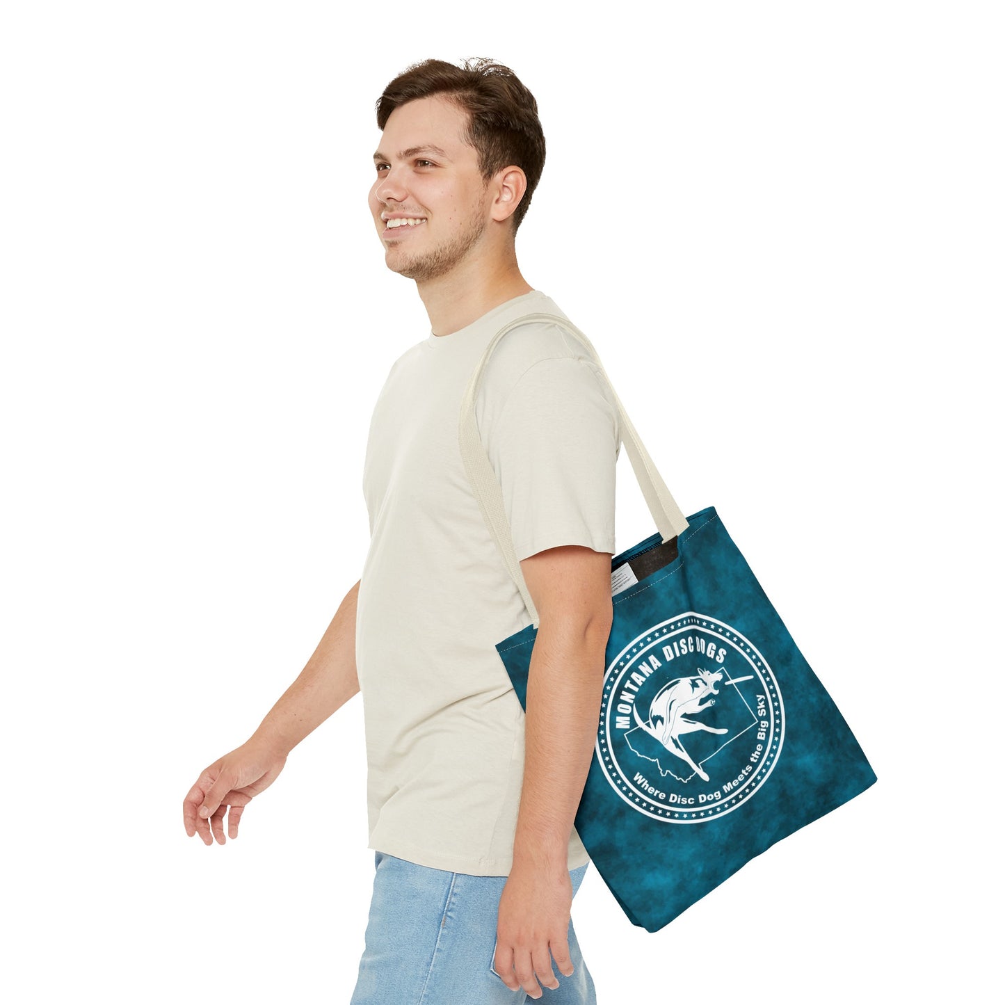 *MONTANA DISC DOG Tote Bag