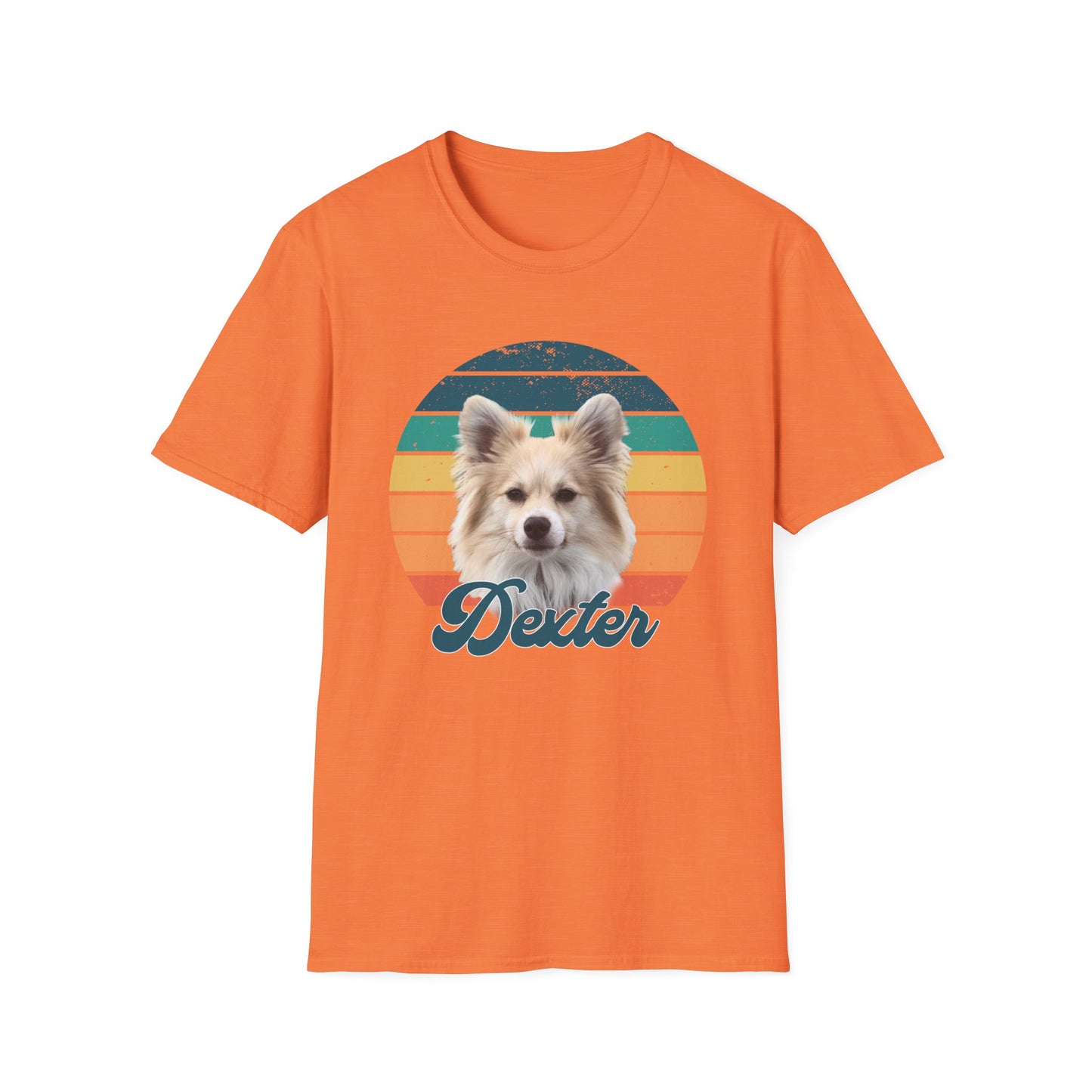 RETRO SUNSET DEXTER Unisex Softstyle T-Shirt