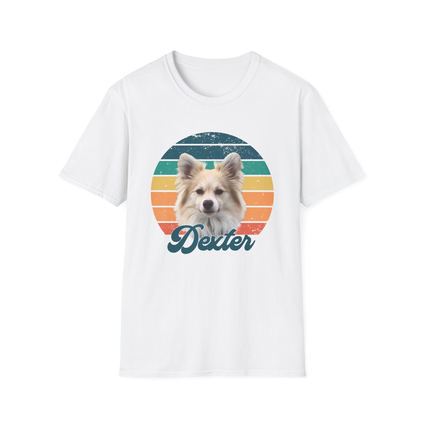 RETRO SUNSET DEXTER Unisex Softstyle T-Shirt