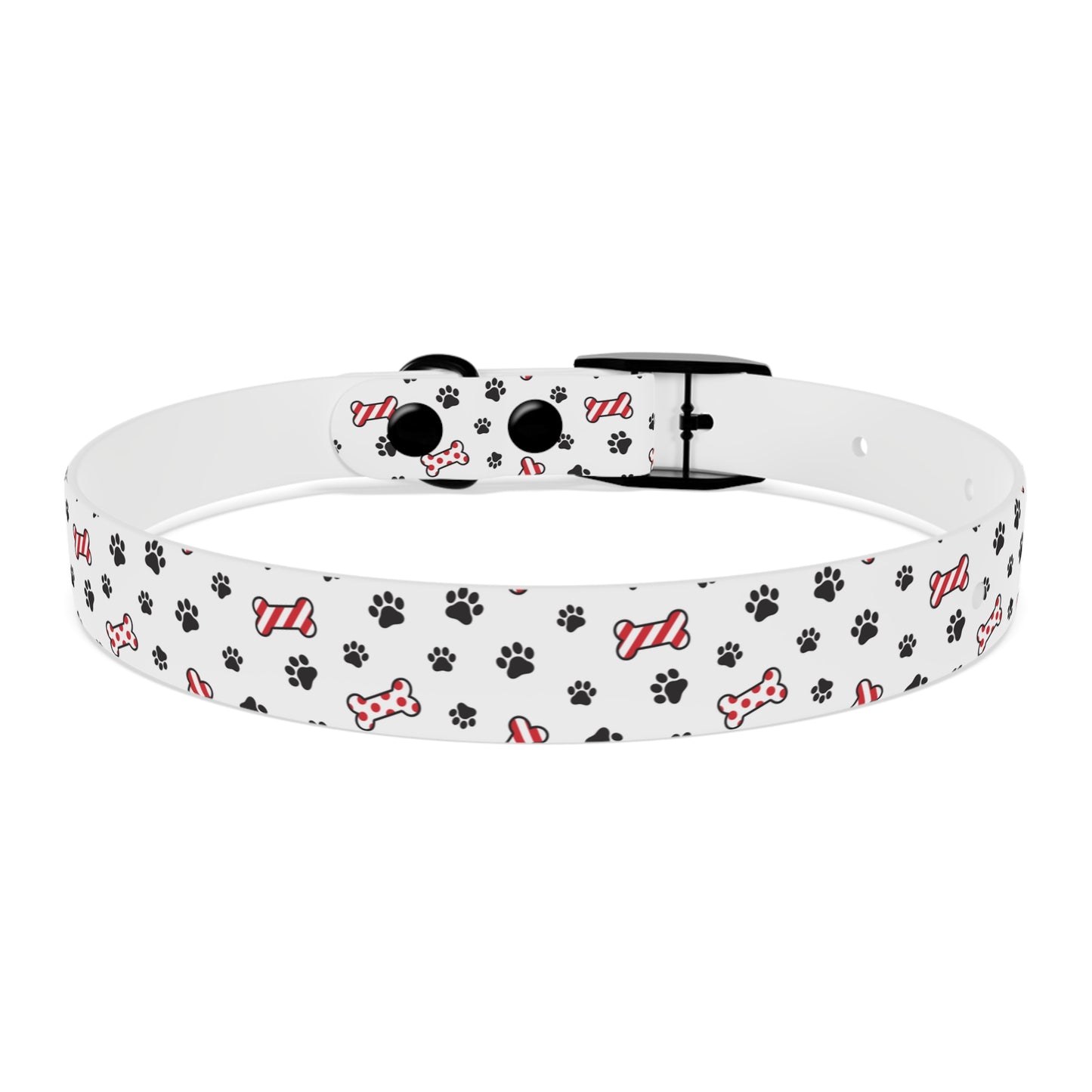 HOLIDAY BONES PAWS  Dog Collar