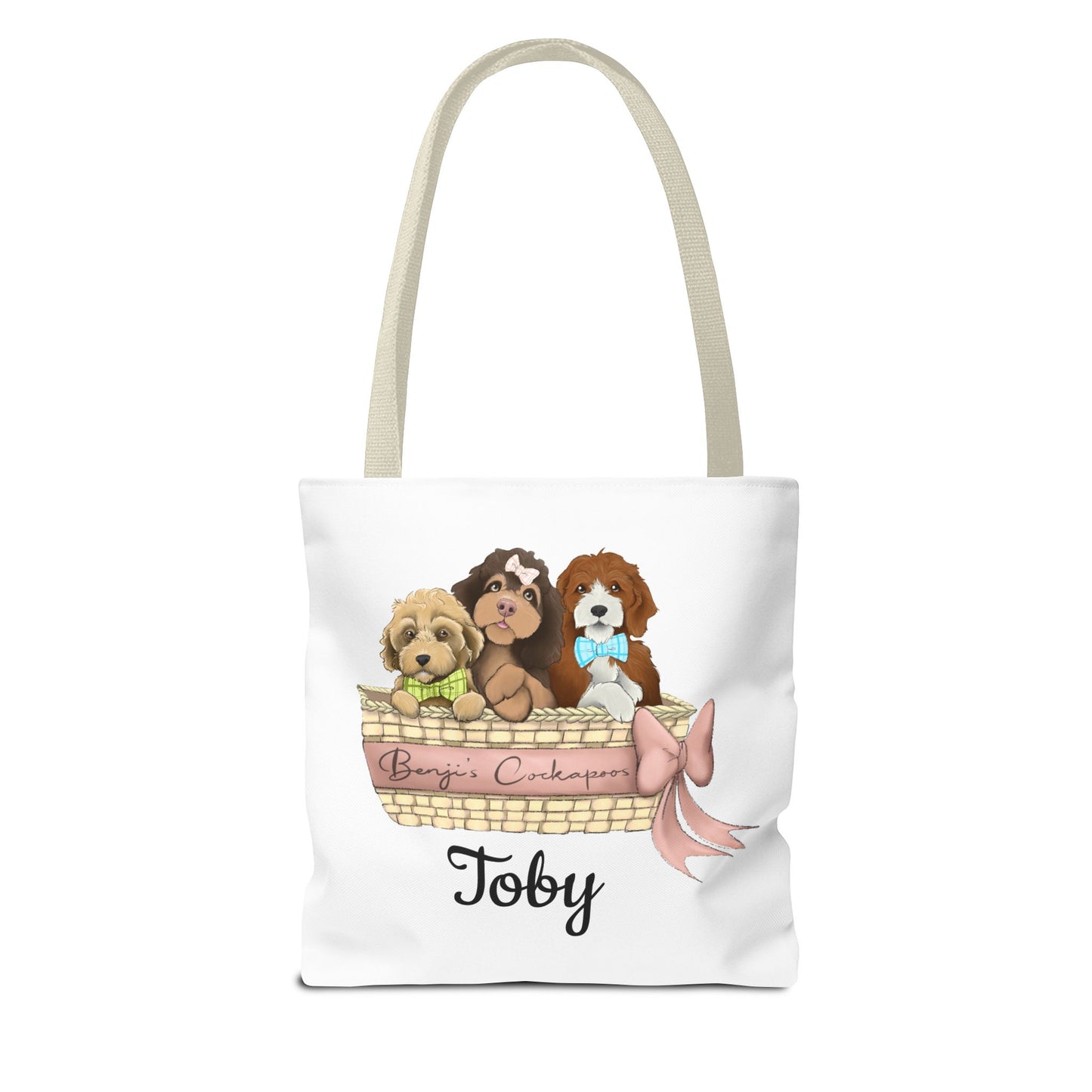 Toby * Benjis Cockapoos Tote Bag