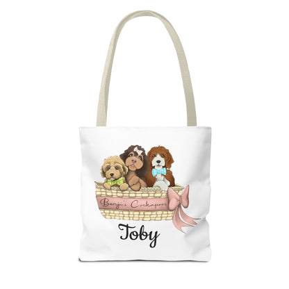 Toby * Benjis Cockapoos Tote Bag