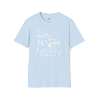 white TAILS OF THE DOG  Unisex Softstyle T-Shirt