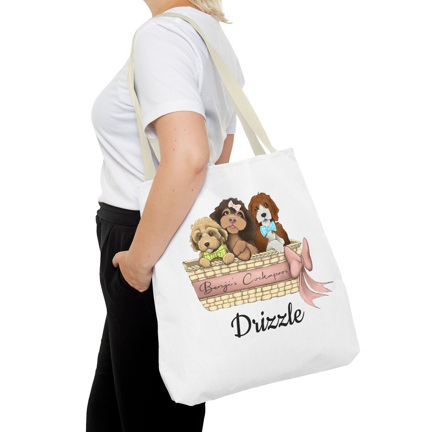 Drizzle   Benjis Cockapoos Tote Bag