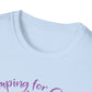 JUMPING FOR CANDI - Flowers Unisex Softstyle T-Shirt