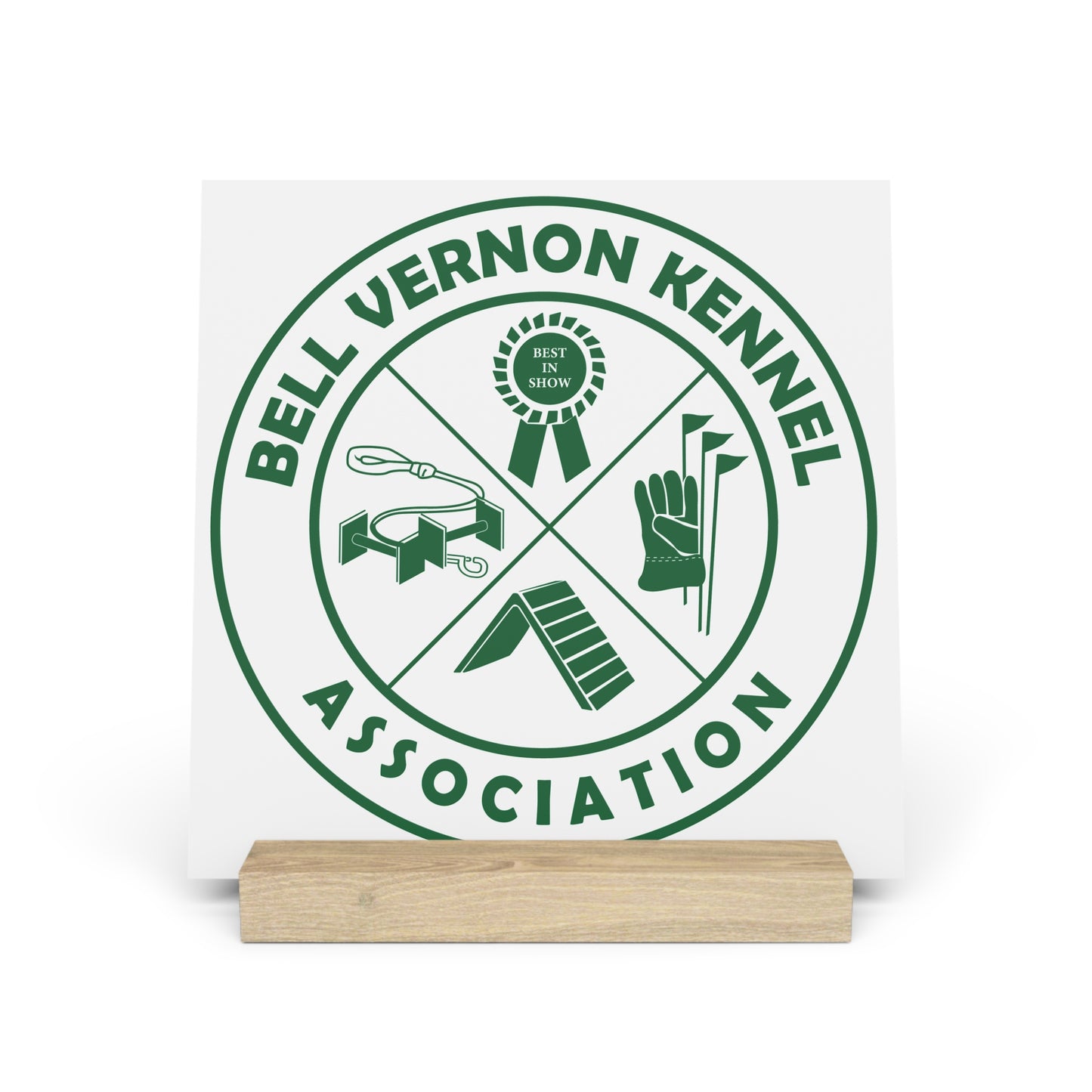 BELL VERNON KENNEL ASSOCIATION Gallery Board with Stand