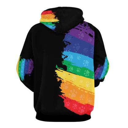 RAINBOW PAWS  Lady Hoodie