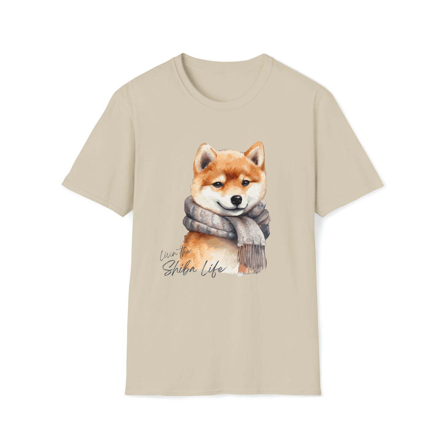 LIVIN THE SHIBA LIFE * Unisex Softstyle T-Shirt