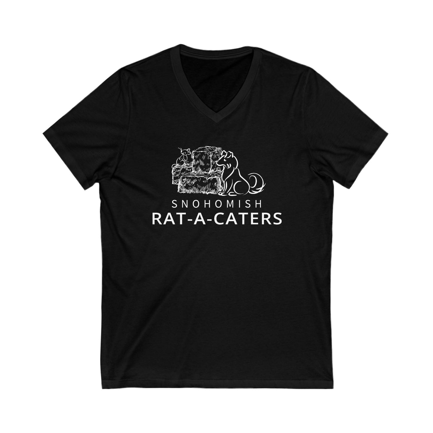 RAT-A-Catchers Unisex Jersey Short Sleeve V-Neck Tee