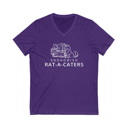 RAT-A-Catchers Unisex Jersey Short Sleeve V-Neck Tee