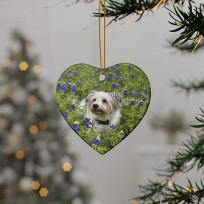 Jeana Burke - Ceramic Ornaments, Double-Sided  CIRCLE